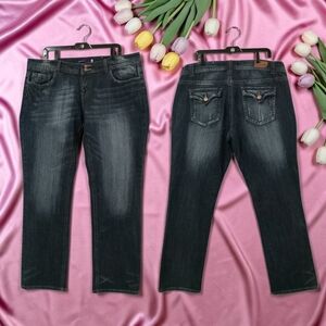 VIGOSS  Dark Wash Straight Leg Jeans SIZE 20